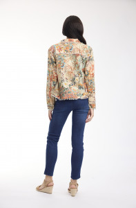 Gordes Jacket Fringe Main Print