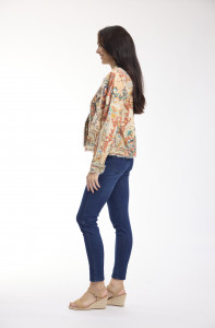 Gordes Jacket Fringe Main Print