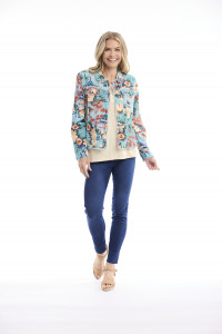 Gordes Jacket Fringe Sub Print
