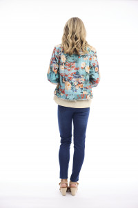 Gordes Jacket Fringe Sub Print