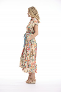Gordes Dress COLLAR Tie Waist
