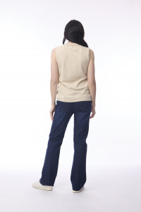 Knit Vest High Neck