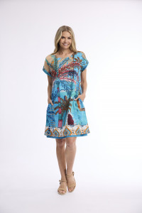 Casablanca Dress Reversible Short Sleeve