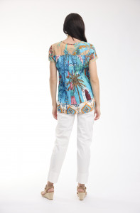 Casablanca Top Pleated