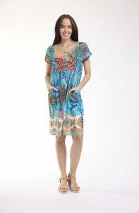 Casablanca Dress Bib Pockets