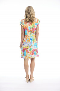 50yrs Travel Dress Reversible Short Sleeve