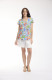50yrs Travel Top Pleated
