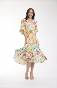 50yrs Travel Dress Godet