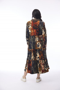 Dagomba Dress Maxi Collar