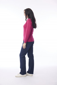 Square Neck Knit Jumper