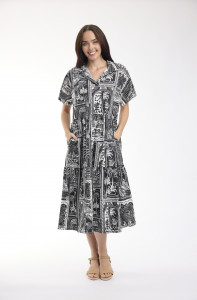 Pampellone Dress Layers Collar
