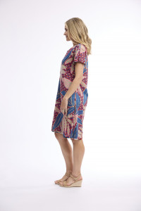 Cavailon Dress Reversible Short Sleeve