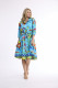Camellias Dress Collar Tie Waist