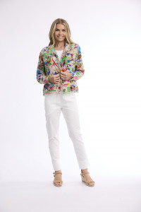 Camellias Jacket Fringe