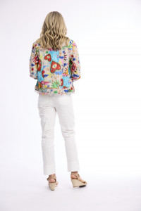 Camellias Jacket Fringe