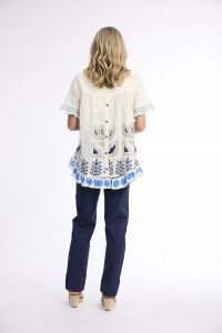 Liberte White Top Frill