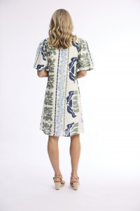 Liberte White Dress Puff Sleeve