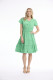 Poplin Dress Short Ruched