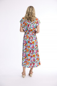 Nice Dress COLLAR Tie Waist