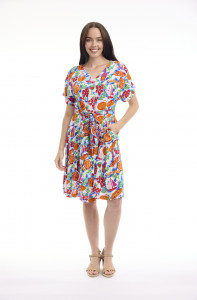 Nice Dress V Neck Buttonthrough Short