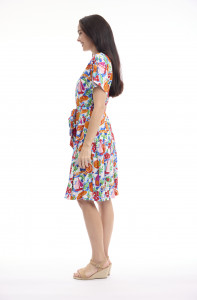 Nice Dress V Neck Buttonthrough Short