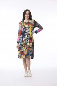 Printed Cotton Dress Bubble