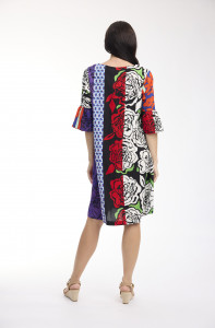 Menton Dress Contemporary Frill Sleeve