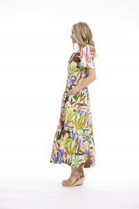 Paloma Dress Maxi Short Sleeve