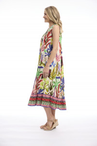 Paloma Dress Maxi V Sleeveless
