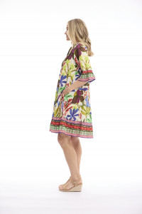Paloma Dress Buttonthrough 3/4 Sleeve