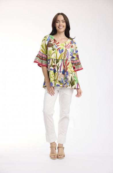 Paloma Tunic Layers Frill Sleeve