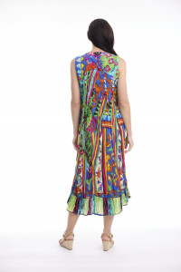 Bonnieux Dress Maxi V Sleeveless