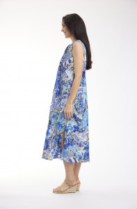 50yrs Oriental Dress Maxi Pleated