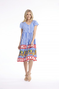 Bairritz Dress Layers Cap Sleeve