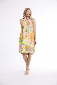 Gulnar Dress Reversible Panel Sleeveless