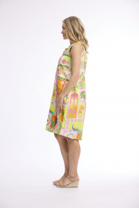 Gulnar Dress Reversible Panel Sleeveless