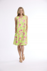 Gulnar Dress Reversible Panel Sleeveless