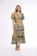 Marseille Dress Maxi Short Sleeve