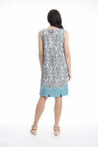 Marseille Dress Reversible Panel Sleeveless