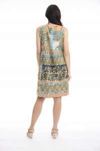 Marseille Dress Reversible Panel Sleeveless