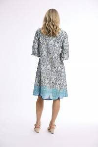 Marseille Dress Contemporary Frill Sleeve