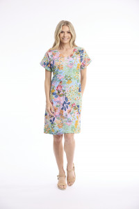 Sur Mer Dress Reversible Short Sleeve