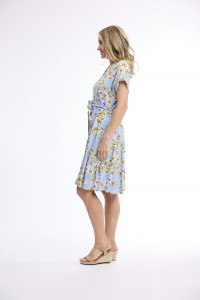 Sur Mer Dress V Neck Buttonthrough Short