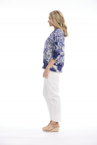 Avignon Top Frill Neckline