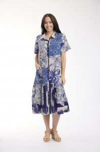 Avignon Dress Patch Long
