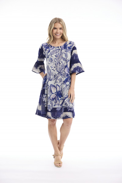 Avignon Dress Contemporary Frill Sleeve