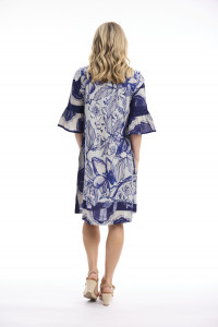 Avignon Dress Contemporary Frill Sleeve