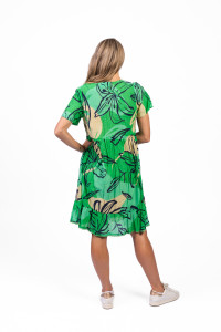 Colette V Neck Tassel Dress