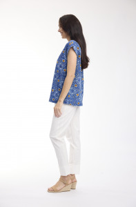 Avignon Top Rolled Neckline