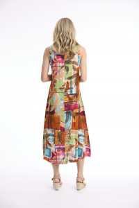 Perpignan Dress Midi Sleeveless